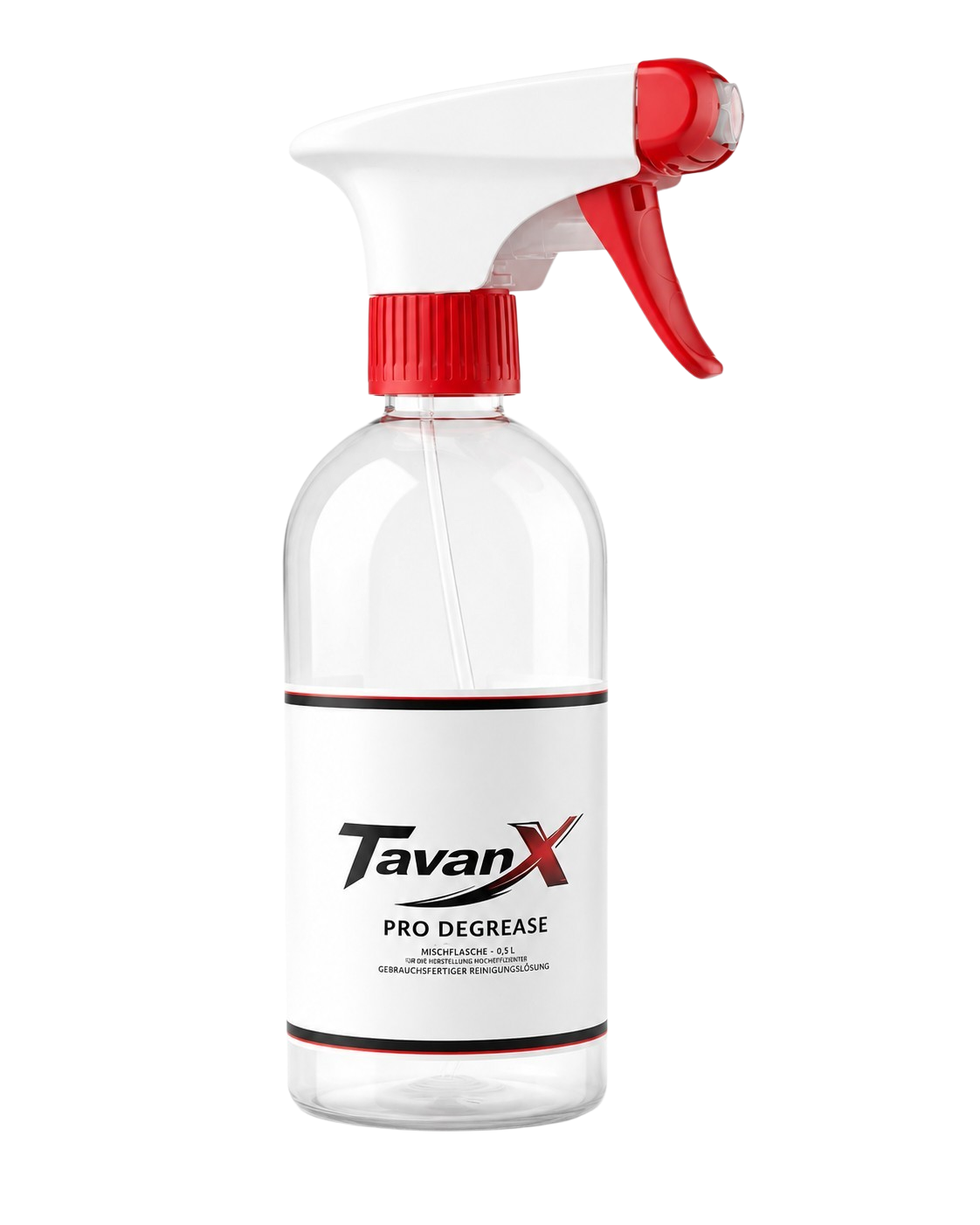 TavanX Sprühflasche 500ml – Ideal für Reiniger Konzentrat