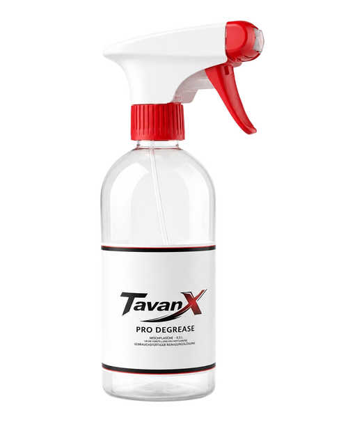 TavanX Sprühflasche 500ml – Ideal für Reiniger Konzentrat